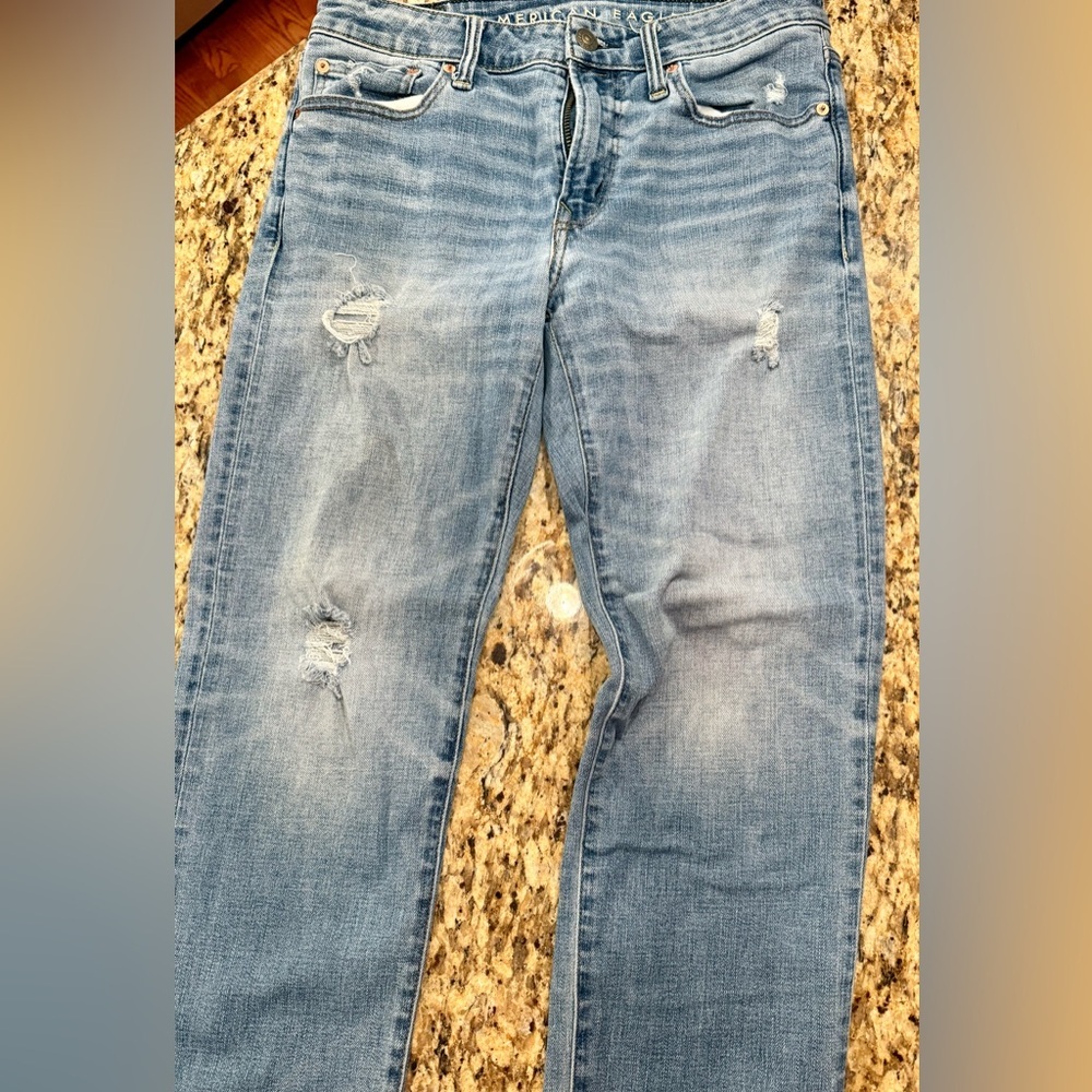 American Eagle Outfitters Blue AirFlex+ Jeans - Picture 4 of 5